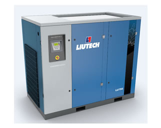 微油螺桿式壓縮機11-132G 高效齒輪傳動